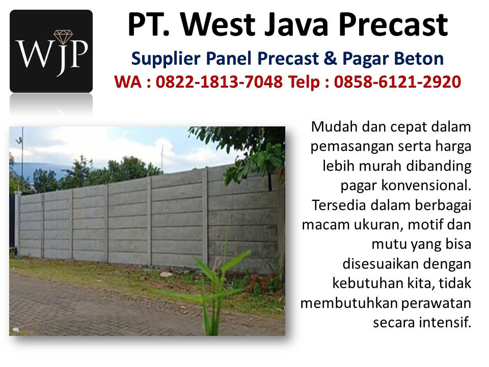 Pagar beton precast kota tengah hubungi wa : 082218137048, vendor tembok beton di Bandung Dinding-beton-tipis