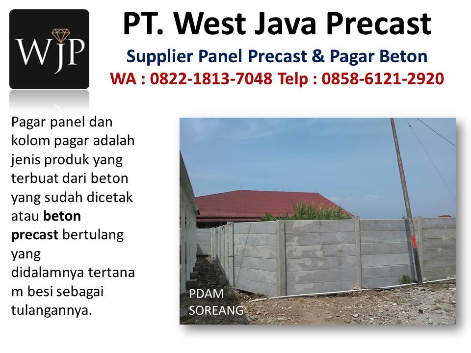 Daftar harga pagar beton precast hubungi wa : 085861212920, produsen panel precast di Bandung. Penjelasan harga panel pagar beton ringan dan dimensi pagar beton precast Dinding-dari-beton