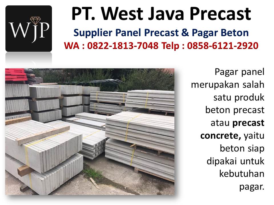 Pagar beton susun hubungi wa : 085861212920, produsen panel precast di Bandung Dinding-panel-beton
